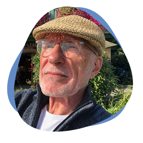 Älterer Mann mit Hut